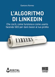 Copertina libro Algoritmo di Linkedin Gaetano Romeo